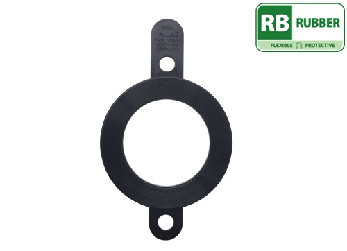 Designed EPDM Flat Rubber Gasket With 2 Alignment Bolt Holes (PUB approved for potable water)